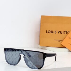 LOUIS VUITTON MODEL: Z1082 Original LV Edge-Cut Frameless Design Elegant Transformation Endless Taste Pattern Design Classic Unique Temple Logo 👍👍