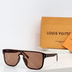 LOUIS VUITTON MODEL: Z1082 Original LV Edge-Cut Frameless Design Elegant Transformation Endless Taste Pattern Design Classic Unique Temple Logo 👍👍