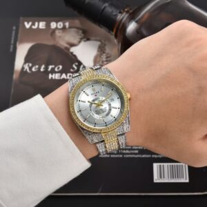 Rolex full diamond watch