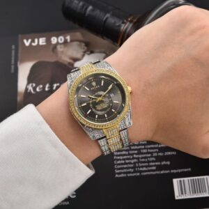Rolex full diamond watch