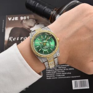 Rolex full diamond watch