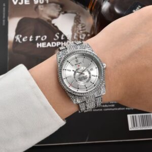 Rolex full diamond watch
