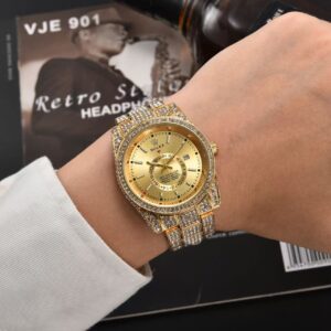Rolex full diamond watch