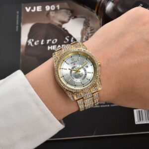 Rolex full diamond watch