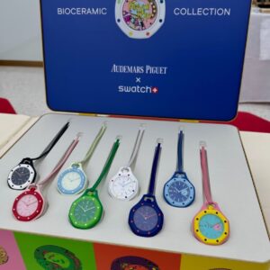 Swatch x Audemars Piguet Modified Series Mechanical Movement Royal Pop Dopamine Color Fashion Trend Student Couple Watch